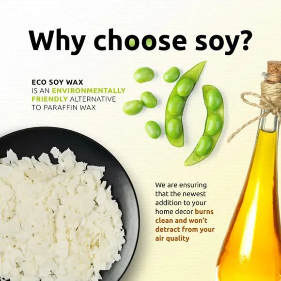 BUTTERSCOTCH Soy Wax Candle in Glass Jar (10 oz) - Picture 3 of 10